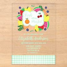 Fresh Off The Market Bridal Shower