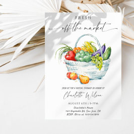 Fresh Off The Market Bridal Shower-Farmer’s Market Einladung