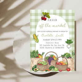 Fresh Off The Market Bridal Shower- Farmers Market Einladung