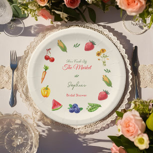 Fresh Off the Market Farm Brautschmaus Pappteller