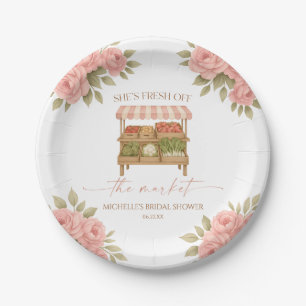 Fresh Off The Market Farmer's Market Brautparty Pappteller