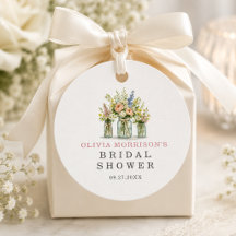 Fresh Off the Market Floralglas Brautparty