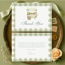 Fresh Off the Market Gingham Brautparty