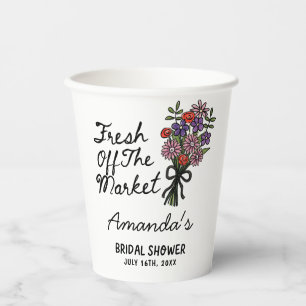 Fresh-Off-The-Market-Junggesellinnenabschied Pappbecher