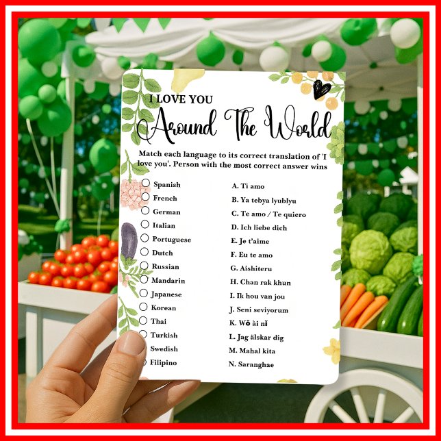 Fresh off the Market Wedding Traditions Game (Von Creator hochgeladen)