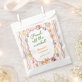 Fresh Off The Market Whimsical Bridal Shower Geschenktütchen
