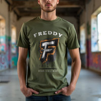 Fresh Off The Wall: Bold Graffiti Monogram "F"