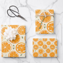 Fresh Orange Slice Pattern – Bright Citrus Fruit