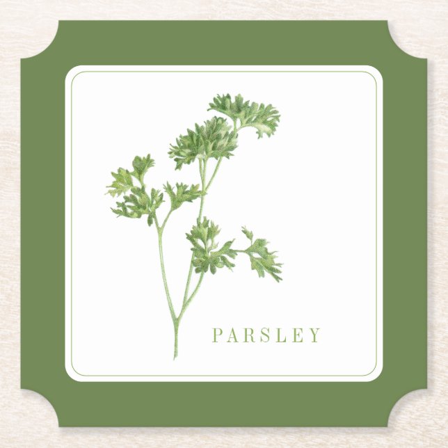 FRESH PARSLEY Ticket Paper Untersetzer (+text) (Vorderseite)