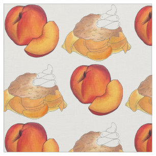 Fresh Peaches Fruit Georgia Peach Cobbler Dessert Stoff