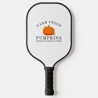 Fresh Pumpkins Äpfel Hayrides Cider Thanksgi Pickleball Schläger
