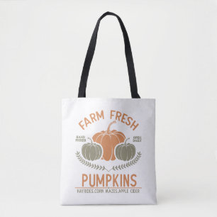 Fresh Pumpkins   Hand Pickup Tasche
