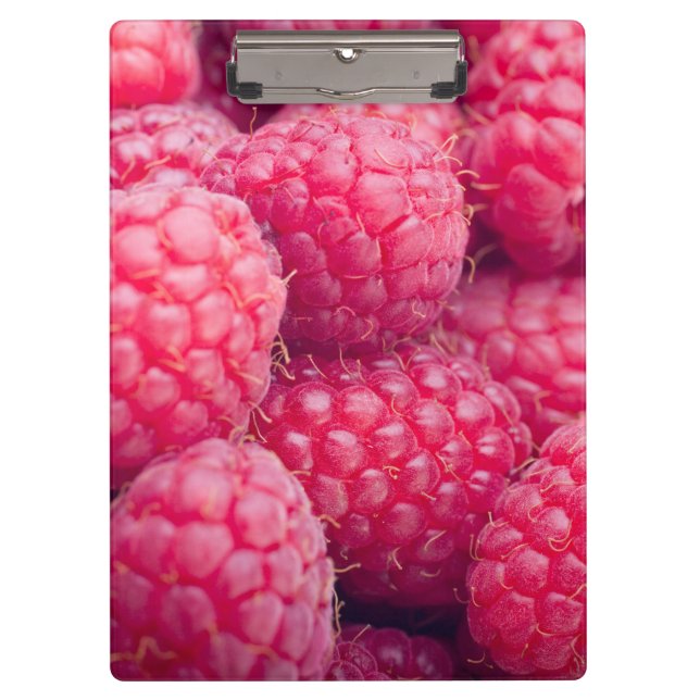 Fresh raspberries klemmbrett (Vorderseite)
