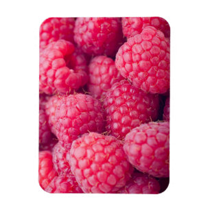 Fresh raspberries magnet