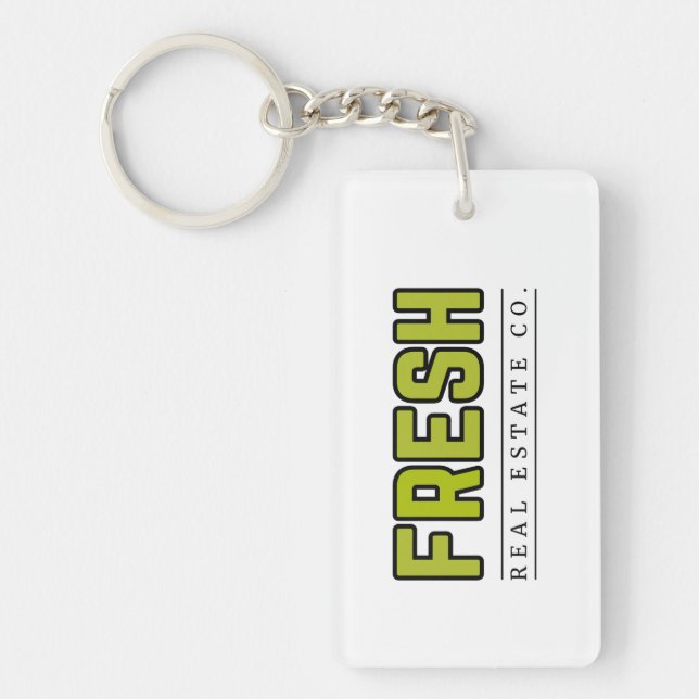 FRESH rectangle keychain Schlüsselanhänger (Vorderseite)