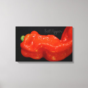 Fresh Red Bell Pepper Leinwanddruck