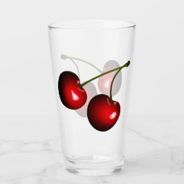 Fresh Red Sweet Cherries Glas