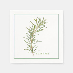 FRESH ROSEMARY Standard Cocktail Paper Napkins Serviette