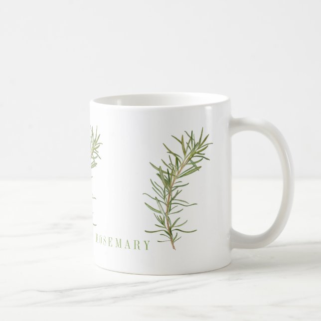 FRESH ROSEMARY White Tasse (Rechts)