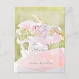 Fresh Spring Blume Bouquet Wedding Ankündigungspostkarte