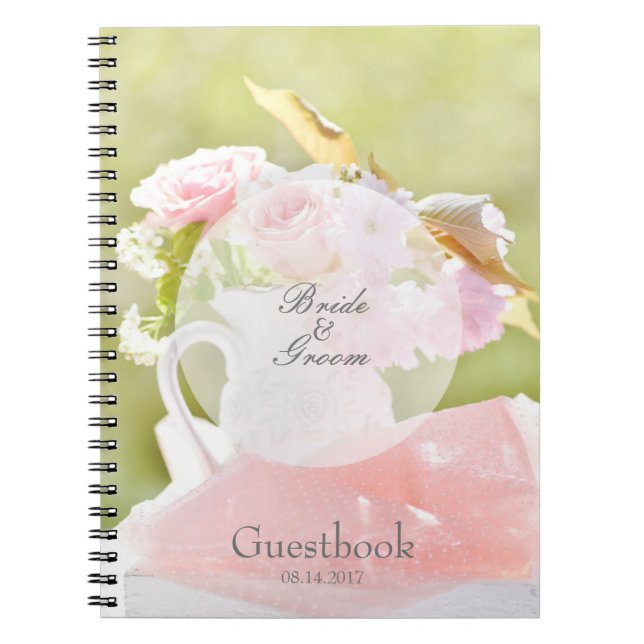Fresh Spring Blume Bouquet Wedelbook Notizblock (Vorderseite)