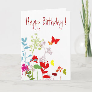 Fresh Spring, Happy Birthday ! - Anpassen Karte