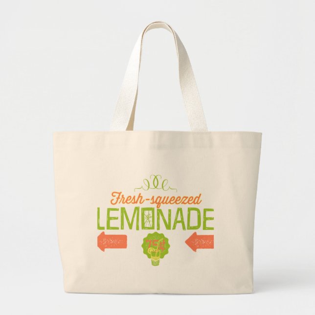 Fresh Squeeeeeeze Lemonade Jumbo Stoffbeutel (Vorne)