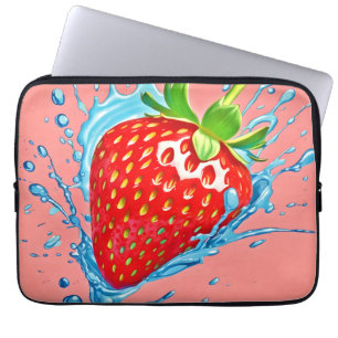 Fresh Strawberry Burst Laptopschutzhülle