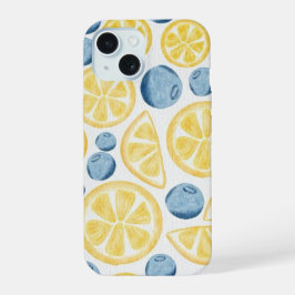 Fresh Summer Lemon Fruit Stylish iPhone Case iPhone 15 Hülle