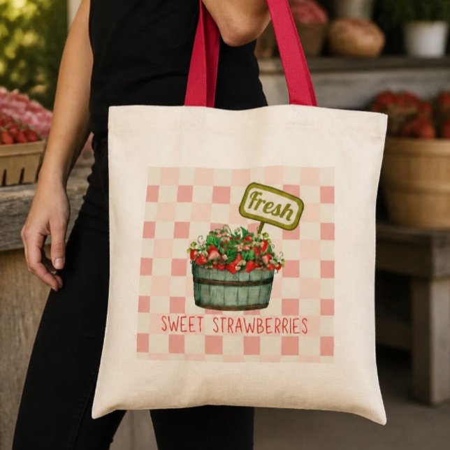 Fresh Sweet Strawberries Tasche (Von Creator hochgeladen)