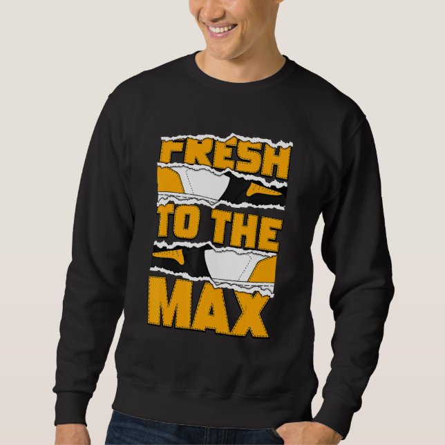 Fresh To The Max OG Yellow Toe 1s Matching Sweatshirt (Vorderseite)