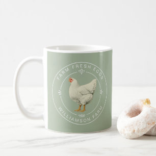 Fresh Vintag Hen Eggs Carton Laurel Green Kaffeetasse