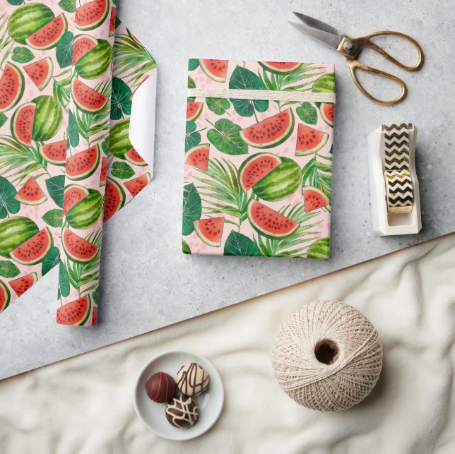 Fresh Watermelon Geschenkpapier (Kunsthandwerk)