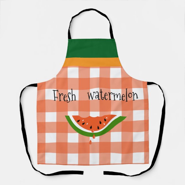 Fresh Watermelon Sommer-Schürze Schürze (Vorderseite)
