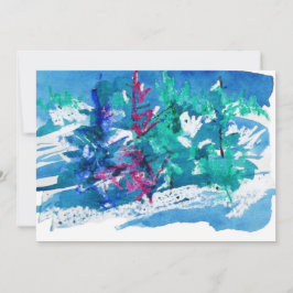 Fresh Winter Trees #170108 Mitteilungskarte