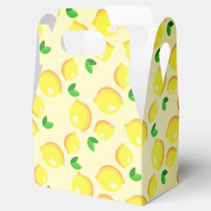 Fresh Yellow Lemons Geschenkschachtel