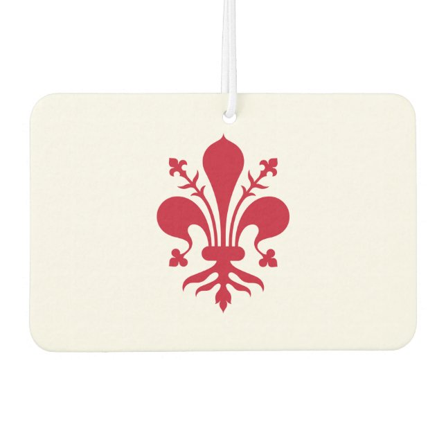 Fresheners der Autoluft mit der Fahne von Florenz, Autolufterfrischer (Vorderseite)