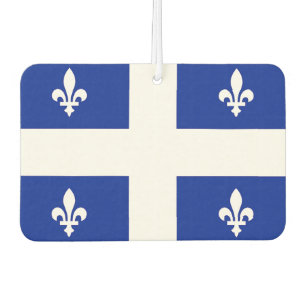 Fresheners der Autoluft mit der Flagge von Quebec, Autolufterfrischer