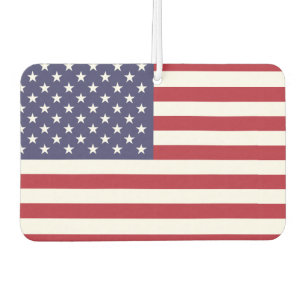 Fresheners der Autoluft mit Flagge der USA Autolufterfrischer