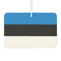 Fresheners der Kfz-Luft mit der Flagge Estlands