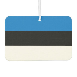 Fresheners der Kfz-Luft mit der Flagge Estlands Autolufterfrischer