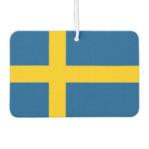 Fresheners der Kfz-Luft mit der Flagge Schwedens