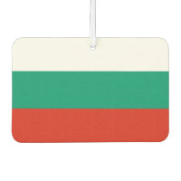 Fresheners der Kfz-Luft mit Flagge Bulgariens