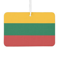 Fresheners der Kfz-Luft mit Flagge Litauens
