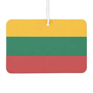 Fresheners der Kfz-Luft mit Flagge Litauens Autolufterfrischer