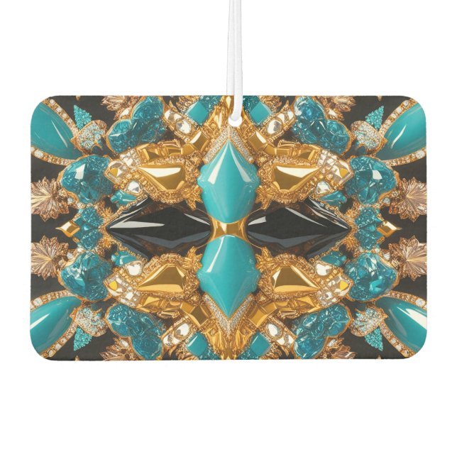 Fresheners mit bahamianischer Farbgestaltung Autolufterfrischer (Vorderseite)