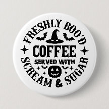 Freshly Boo’d Coffee Served with Scream & Sugar