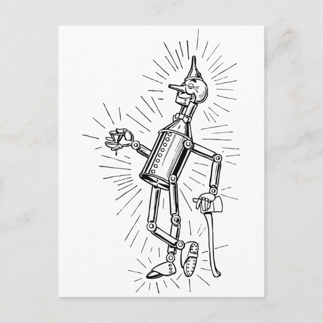 Freshly Oiled Tinman Postkarte (Vorderseite)