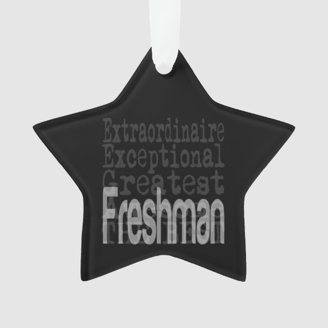 Freshman Extraordinaire (devant)