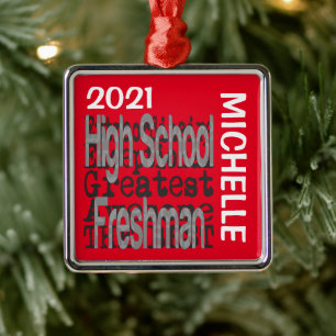 Freshman Extraordinaire CUSTOM Ornament Aus Metall
